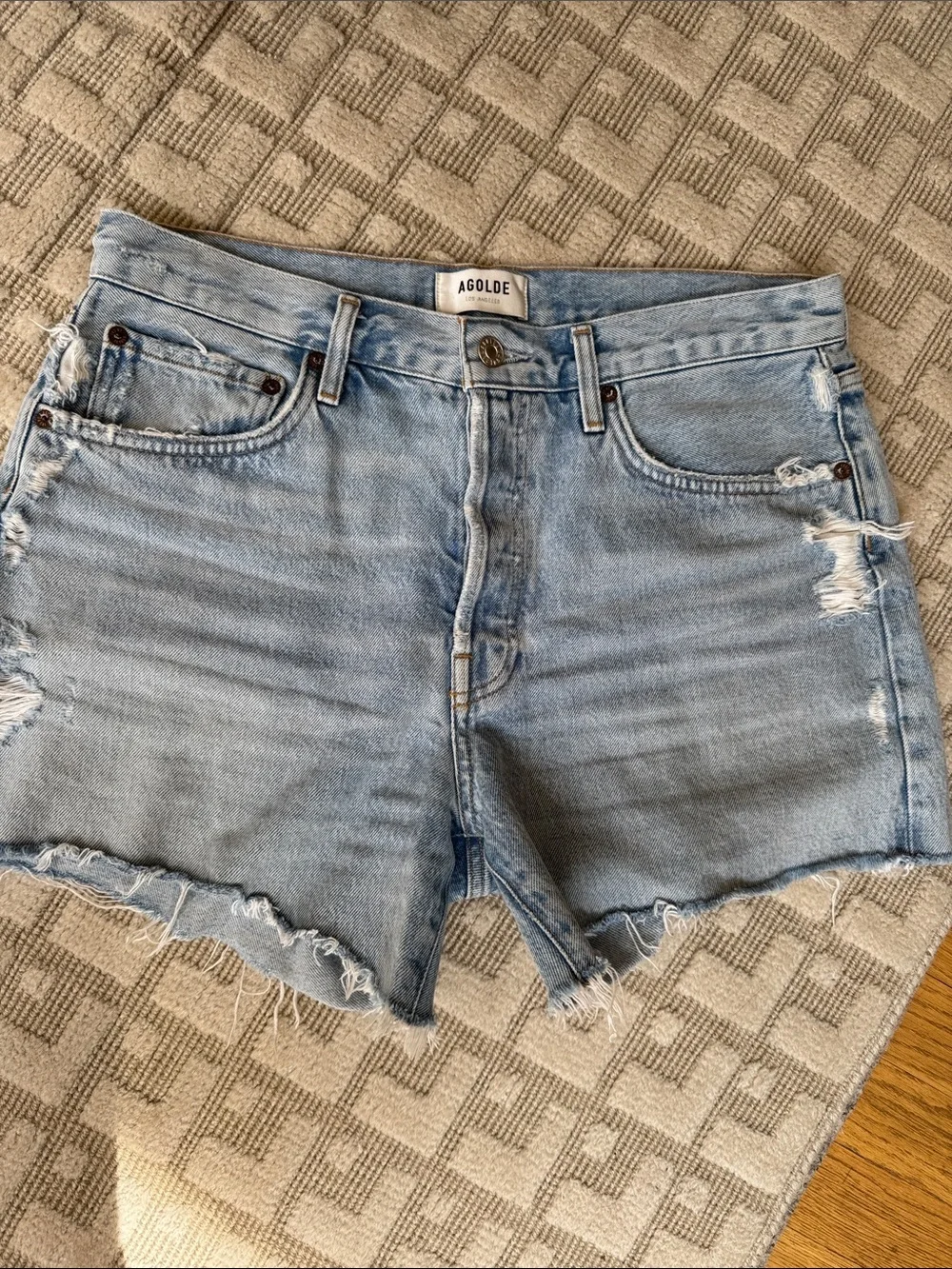 Agolde Parker Long Shorts